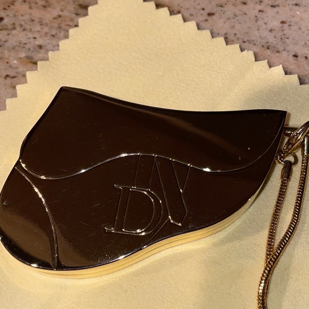 MY DIOR Beauty mini Gold Saddle Bag LIPSTICK PALETTE